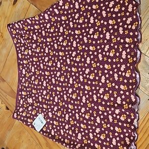 Free People In Real Life Midi skirt plum prune women's size 2